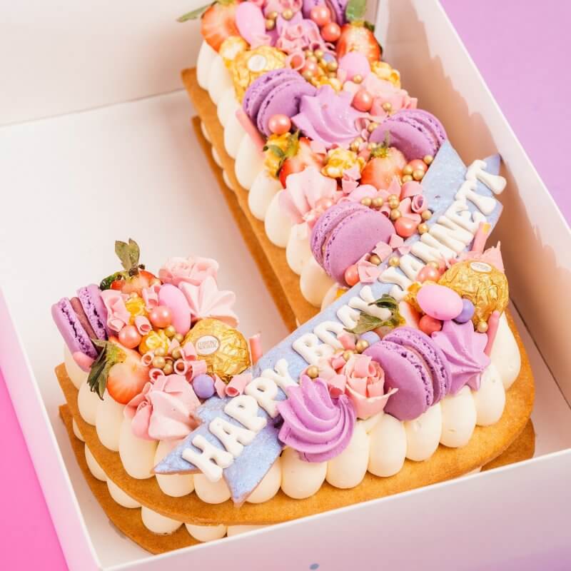 Fondant Name Letters  Online Bakery – Honeypeachsg Bakery