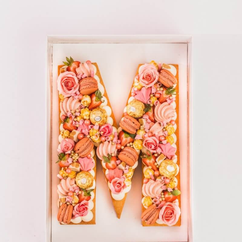 Small Number or Alphabet cake 10″x14″ (up to 15 servings)