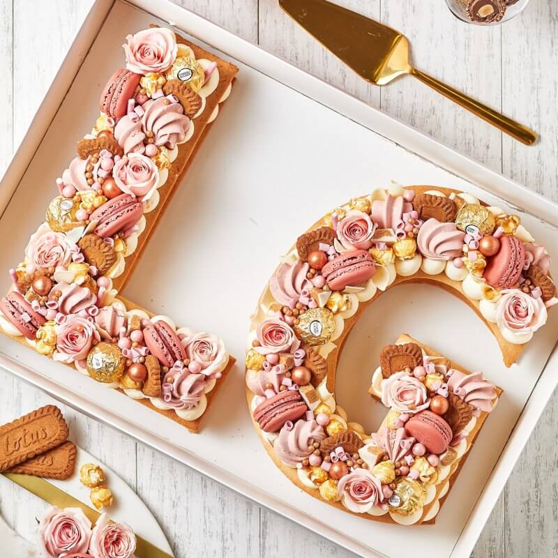 Letter and Number Cakes