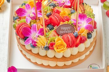 FRUDECO Round Birthday Cake