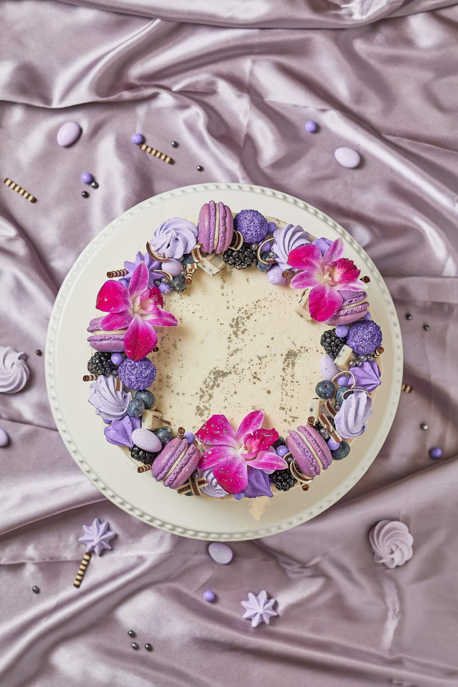 PURPLE MOOD BIRTHDAY CAKE