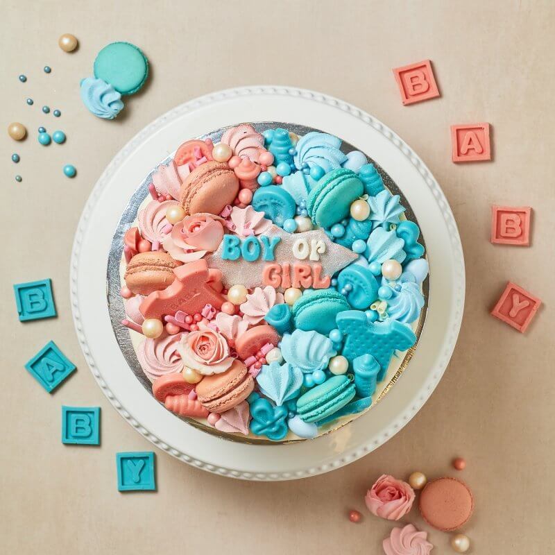 Gender Reveal Cakes - Frudeco Miami