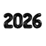 BLACK 2026 BALLOONS +$98.00