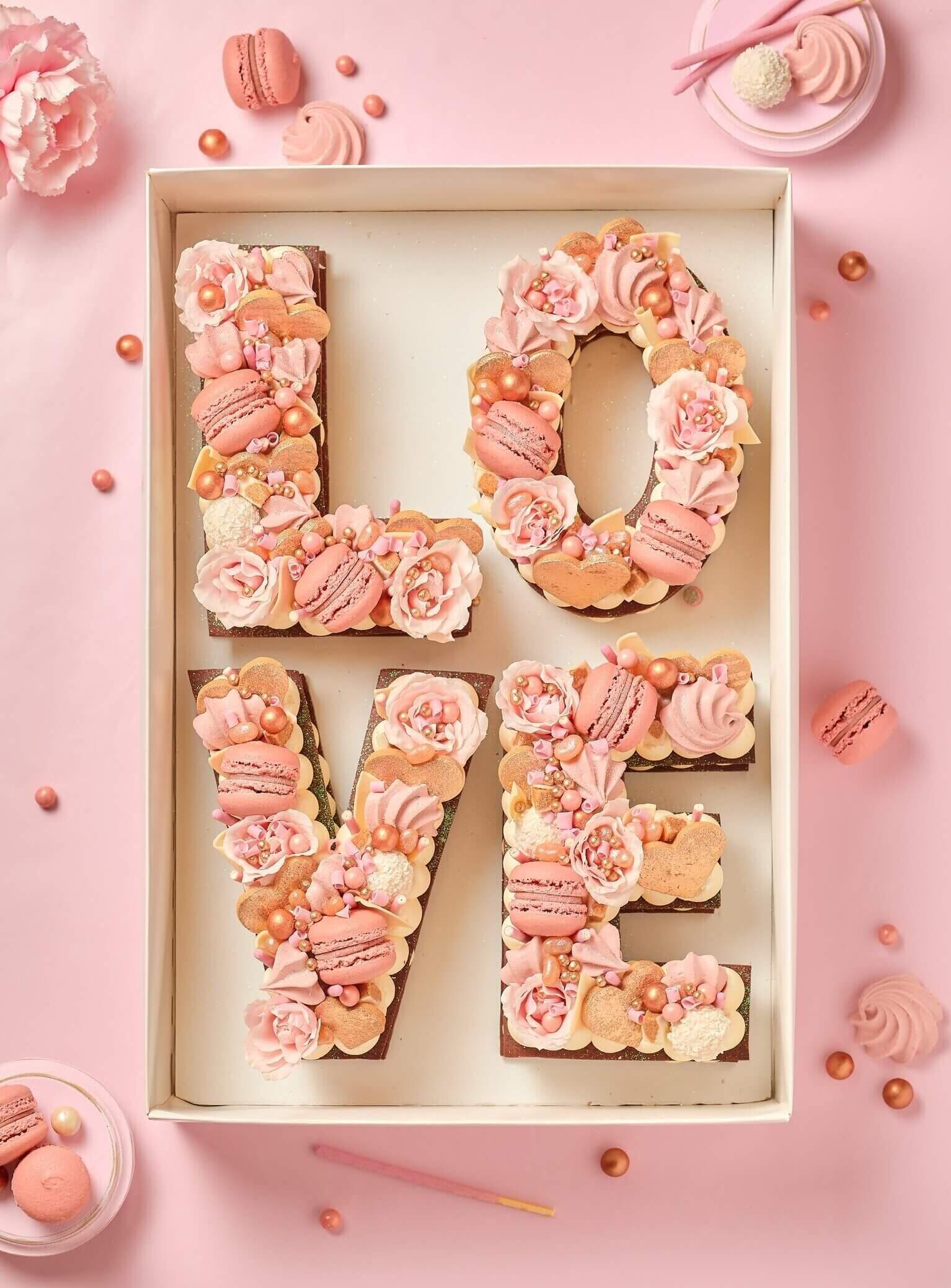 Valentine’s Day LOVE Cake