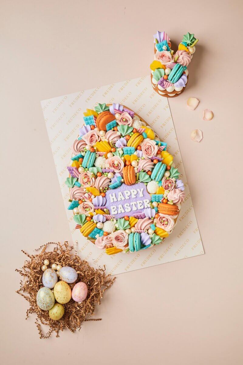 Easter Egg Cookie Cake
